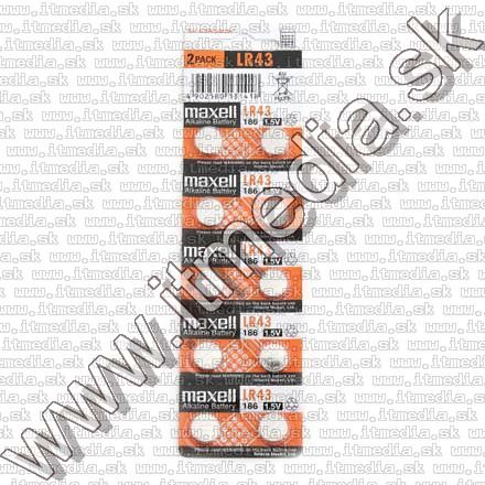 Image of Maxell battery PACK (10-set) AG12 (LR43) (IT10929)